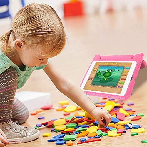 Cam-ULATA iPad Mini 5 Случај 2019 7.9 ihch За Деца 5-Та Генерација Мека Издржлива Заштитна Обвивка Со Прилагодлив Држач За Удар