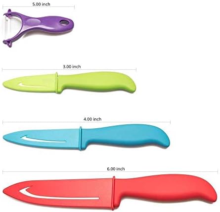 Керамички Нож Во собата со 8 Инчи Готвач Нож-4 Парчиња Пакет