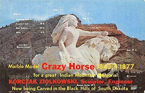 Мермер модел луд коњски црни ридови, разгледници на SDOTA SOTOTA SD