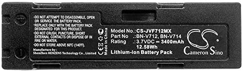 Замена на батеријата за JVC GR-DV1 GR-DV14 GR-DV1U GR-DV1W GR-DV2 GR-DV70E GR-DVJ70 GR-DVJ70E BN-V712 BN-V712U BN-V714 BN-V714U