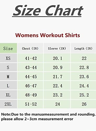 Вежбање кошули за жени, женска мрежа за атлетска кошула јога салата врвови за спортска облека 3/4 врвови за вежбање на ракави за жени