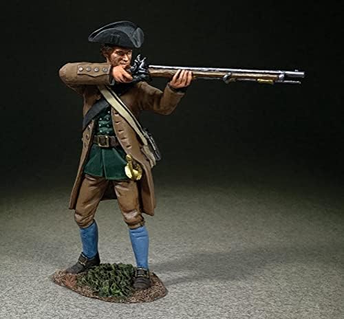 В. Велика Британија Американска револуција 16100 колонијална милиција која стои пушка бр.1 метал 1:30 скала