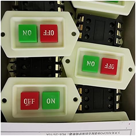 CNHKAU 1PCS LC3-5 LC3-10 Start Stop Push Вклучување на копчето Вклучување/Off 10A/380V табела за мелење на машината за мелење на машината за мелење на табелата