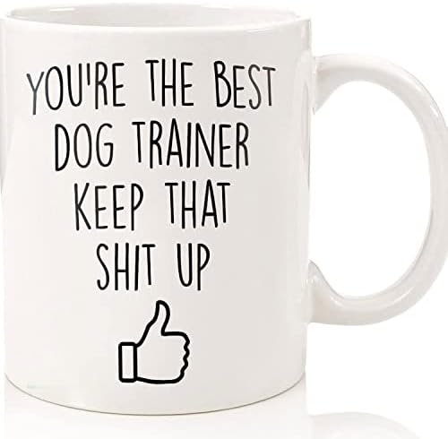 Подарок за персонализиран тренер за кучиња, кригла за тренери за кучиња, роденден на тренери за кучиња, благодарност за кучиња, дипломирање