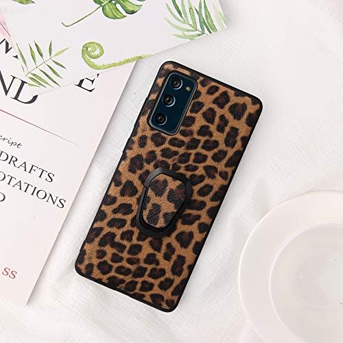 CCSmall Случај За Samsung Galaxy A13 5G Со Kickstand,Луксузен Леопард Печатење Pu Кожа Телефон Покритие Тенок Моден Дизајн Заштитен