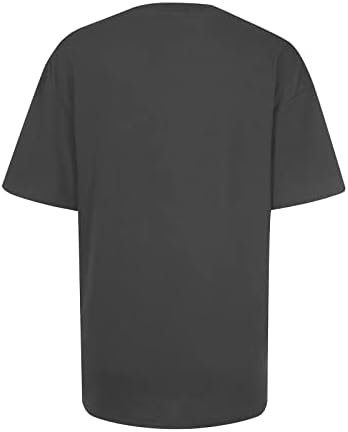 Девојки подароци блузи кратки ракави врвови кошули за женски букви графички есен летни блузи 2023 облека трендовски 8Q