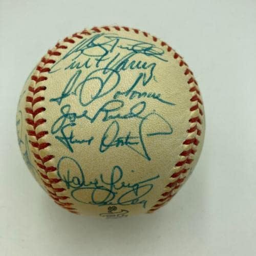 1987 Тимот На Оукланд А Потпиша Бејзбол Марк МЕКГВАЈР Пса Днк Коа-Автограмирани Бејзбол Топки