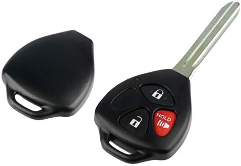 Key FOB Shell одговара на 2006-2014 Scion Toyota Pontiac Ceyless Ceyless Remote Case & Pad, сет од 2