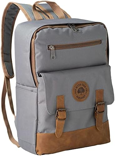 Ramsburry Casual Daypack, оригинални кожни делови, патувања, ранец на лаптоп за жени жени, водоотпорен ранец, вклопува лаптоп од