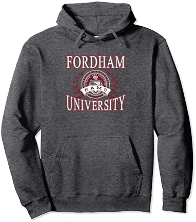 Логото на ловори на Фордам Рамс официјално лиценцирана качулка за пуловер