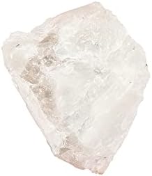 GemHub Груба лабава бела виножито калцит скапоцен камен бел виножито калцит кристал 62,65 КТ овластен скапоцен камен за лекување