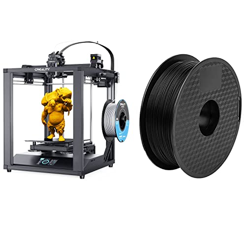 Официјална надградба на печатачот на Официјална Creality 5 S1 со брзина на печатење од 250 mm/s и филамент за печатач PLA 3D црна