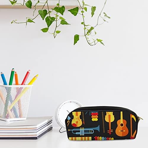 Colourlife Pencil Case Tags Musical Instrument Design Design кожа патент торбичка торба шминка козметичка торба држач за моливи за