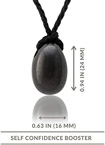 Quanthor Shungite Stones Заштита ѓердан | Автентичен од Русија Карелија и ѓердан за заштита | Суровини кристали камења приврзоци | Енергетски