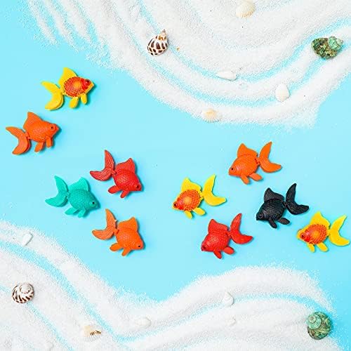 20 парчиња вештачки аквариум риби пластична риба реалистична вештачка движење лебдечка разнобојна златна риба лажна риба украс украс за аквариум