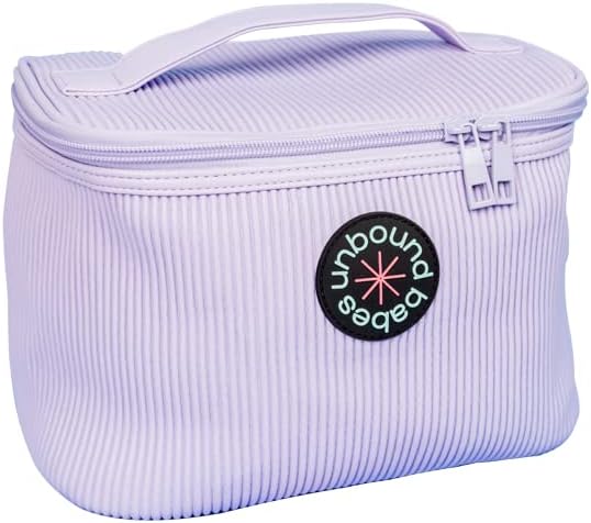 Неврзана Торба За Складирање - Виолетова-Квалитетна Плисирана Торба, Одлична За Патување-Лесна За Чистење-Шминка, Тоалетна Торба-Вградени