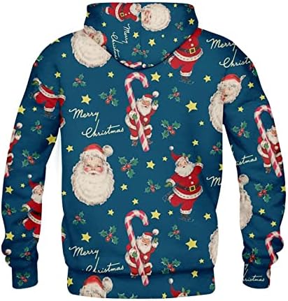 Менс јакни обични стилски топло, грда Божиќ, печатено задебелен шерпа, обложена фланелна ватирана топла палта надворешна облека со аспиратор,