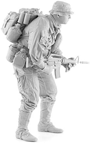 Бехтар 1/16 смола војник Виетнамска војна Американска пешадија // x14285