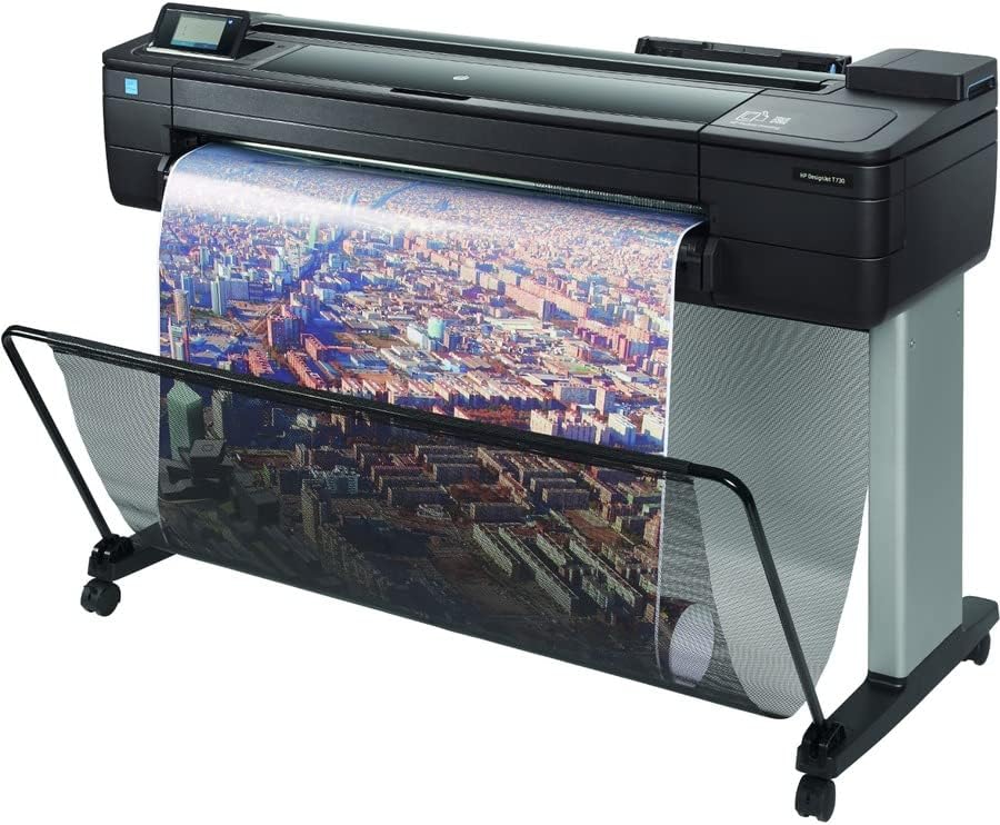 HP DesignJet T730 Inkjet со голем формат печатач - 35,98 ширина на печатење - боја