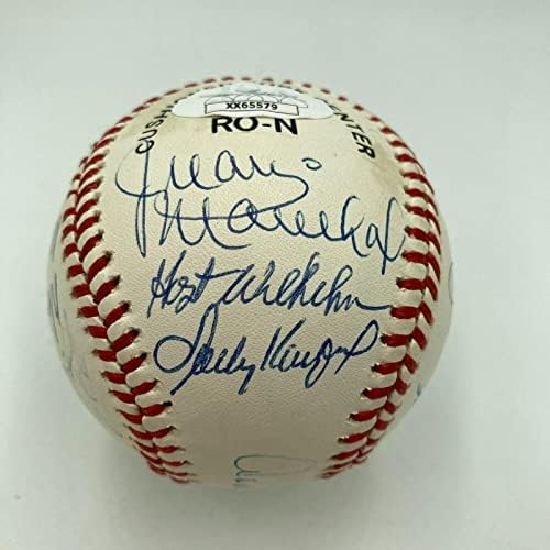 Сенди Куфакс Том Савер Боб Гибсон Хоф легенди потпишан бејзбол JSA COA - автограмирани бејзбол