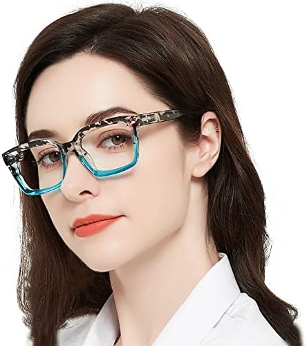 Маре Азуро големи очила за читање жени ретро квадратни читатели 1.0 1,25 1,5 1,75 2.0 2.25 2.5 2.75 3.0 3.5 4.0 5.0 6.0
