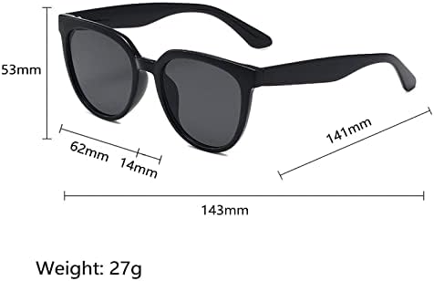 2023 Нови жени мажи класични плоштади поларизирани очила за сонце ретро трендовски сунити очила стилски очила за