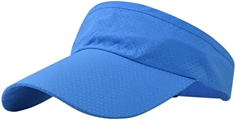 Визири капа за возрасни Обични облоги за коса за сонце за дишење за дишење за да трчаат облоги на отворено мода цврста прилагодлива глава