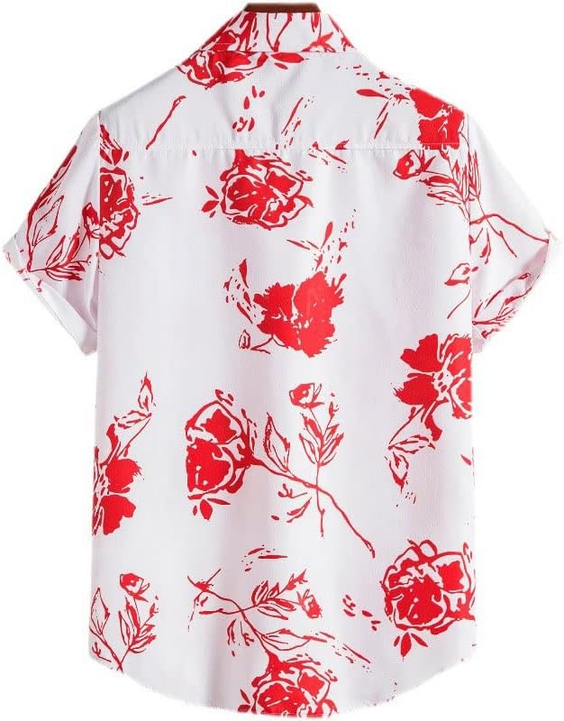 MJWDP летни машки комплети печатени кратки ракави за кратки ракави, мажи лабава национален стил кошула шорцеви облека, обични