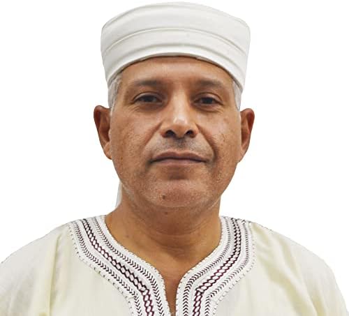 Хорус Артесанја де Египто Раза Муслиман Марокански етнички и автентична турбанска капа за сите прилики и прослави