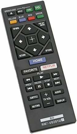 New RMT-VB201U Replace Remote fit for Sony BLU-RAY Disc Player BDP-S3700 BDP-BX370 BDP-S1700 RMTVB201U BD-BX370 BDP-S1700ES 149312311 BDP-BX150