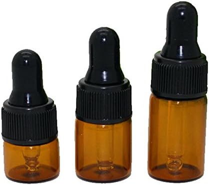 50 парчиња мини 1мл празно полнење со шишиња со есенцијално масло од килибар, парфем козметички течен ароматерапија лосион за складирање