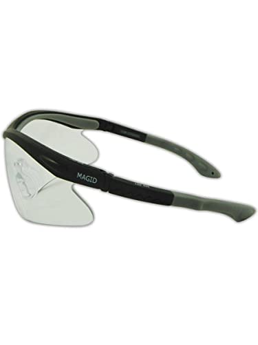 Magid Y75Bkio Gemstone Zircon Plus Y75 Заштитна очила, поликарбонат, стандард, црна/сива