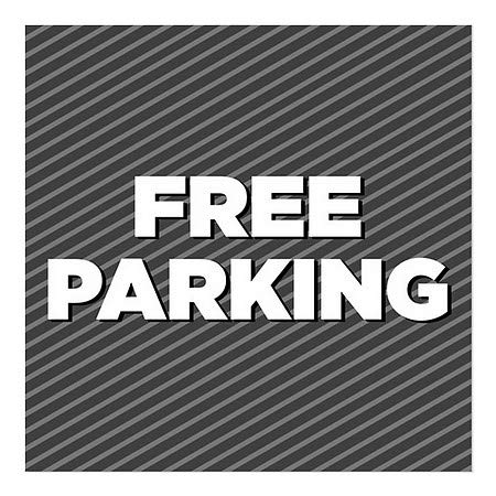 CGSignLab | „Бесплатно паркирање -сива сива“ 12 x12
