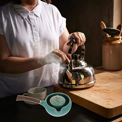 Doitool 2 парчиња чајник со чајник чајник керамички чај тенџере лабава лисја чај сад керамички чајник керамички котел за чај ретро кинески