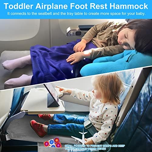 Кревет За Патување Со авион за Мали деца, Продолжувач На Седишта За Потпирачи За Нозе За Деца, Основни Работи За Патување Со Авион