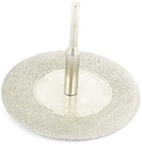 Аексит 50мм дијамантски абразивни тркала и дискови обложени ротациони сечење дискови за мелење тркала со тркала од 3 мм мандел