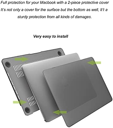 Случај за лаптоп компатибилен со MacBook Air 13 Inch Case 2018-2020 Објавување A2337 M1 A2179 A1932 Retina Display ID на допир,