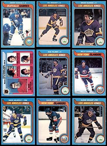 1979-80 О-пи-чие Лос Анџелес Кингс во близина на екипата сет во Лос Анџелес Кингс-хокеј екс/МТ+ Хокеј на кралевите