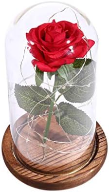 Toyandona свадба декор роза LED светлина, цветна предводена светлина со USB LED бакарна жица жица, табела за ламба за Денот на вineубените,