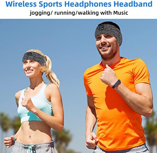 LeekaoWee 2023нови Слушалки За Спиење, Bluetooth Спортски Слушалки за Спиење, Со Ултра Тенки стерео Звучници Со висока Дефиниција,