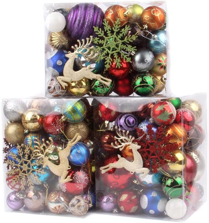 Новогодишна Елка Скокачки Приврзок Божиќни Материјали Подарок Декорација пвц 60-70 Кофа Божиќ Дисплеј Топки