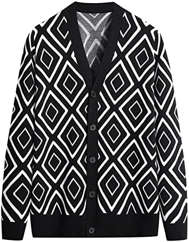 Менс есен за слободно време мода за прицврстување на џебот, тенок блуза палто, кардиганска блуза, масти мажи