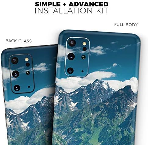 Дизајн Скинц Сценски планини за заштита на винил, обвивка за обвивка на кожата, компатибилен со Samsung Galaxy S20