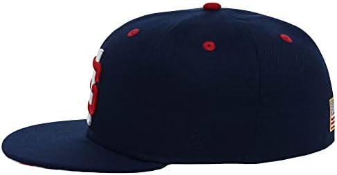 Rings & Crwns Соединетите држави на Америка на гордоста на гордоста на гордоста опремена со рамна сметка за капа.
