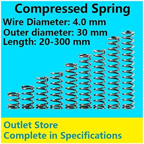 Изворите на компресија се погодни за повеќето поправка I компресија на пролетниот притисок на пролетниот дијаметар на жицата 4,0мм, надворешен