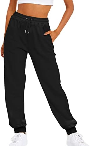 Gumipy џогери за жени плус големина буги панталони од руно пот, издлабени џемпери за жени салон, џогирање на активна облека