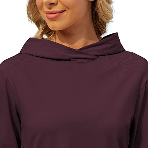 Taiipove, женски мек памук, основен пуловер со качулка, заклетва, лежерна термичка должина на долги ракави со долги ракави