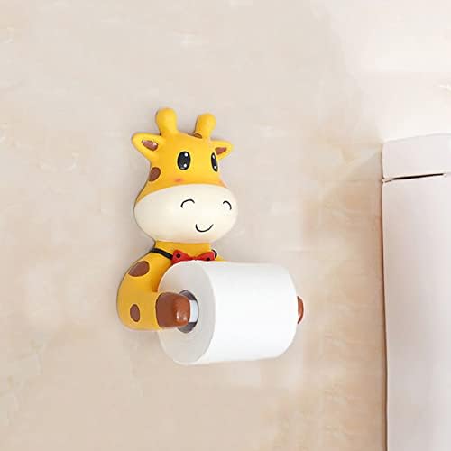 Држач за тоалетно ткиво на кабилок 2 парчиња жирафа тоалетна хартија животинска тоалетна хартија држач жирафа хартиена хартија држач држач за држач wallид за монтир?
