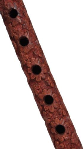 Уникатна 13 егзотична рака врежана автентична традиционална дрвена флејта одличен звук индиски музички инструмент Индиа