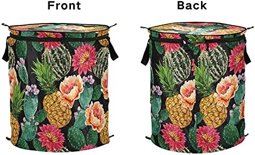 Цветни летни тропски поп -поп -алишта за перење со капакот за преклопување на капакот за складирање на капакот за собирање расадник